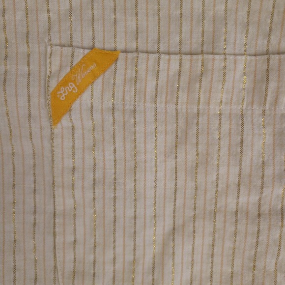 LRG Lifted Research Group Shirt Mens‎ 3XL Woven Long Sleeve Metallic Stripes - Picture 3 of 16